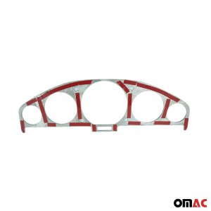 Mercedes W140 Speedometer Frame - Omac - 1 Pc - Walnut - '91-'98 Mercedes W140 Speedometer Frame - Omac - 1 Pc - Walnut - '91-'98